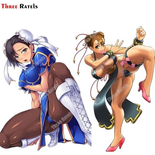 Three Ratels A799 Car Stickers Of Chun Li Fighter Lots Of Style And Size Boys Favorite Vinyl Material Decals