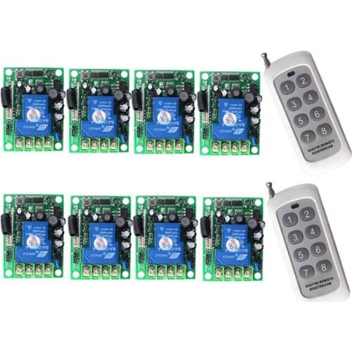 Wireless Remote Control Switch AC 220V 110V 85-265V 30A Relay Output Radio RF Transmitter And 315/433 MHz Receiver