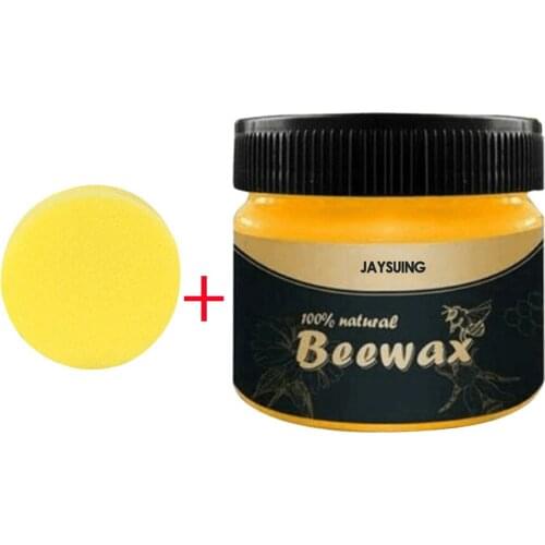 Wood Seasoning Beewax Wood Care Wax Solid Wood Maintenance Cleaning Polished Waterproof Wear-resistant Wax Furniture Care #P2