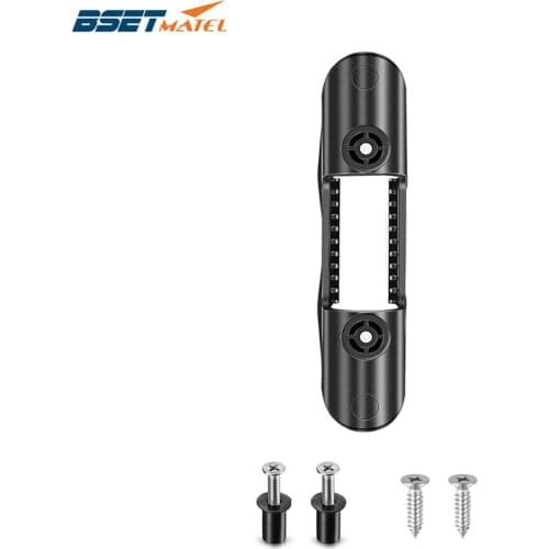 1PCS Black Plastic Marine Kayak Paddle Clip Holder Paddle Oars Keeper Canoe Boat Deck Mount Fishing Accessories With Screws