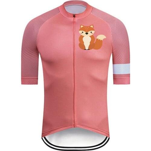 Children Cycling Jersey Short Sleeve Carton Print Bicycle Clothing Road Bike Shirt Blouse Equipacion Ciclismo Summer Jersey Tops
