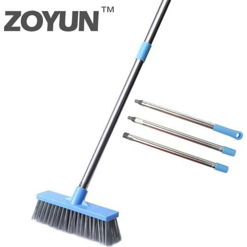 Long handle floor scrub brush bristled shower deck brush, long handle grout brush for cleaning tiles, bathroom, bathtub, bathtub