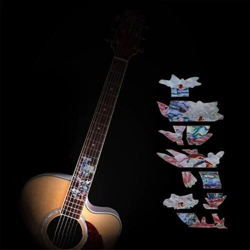 Fretboard Inlay Stickers Hummingbird Pick Honey Guitar Fret Markers / Decals For Acoustic / Electric Guitar Neck