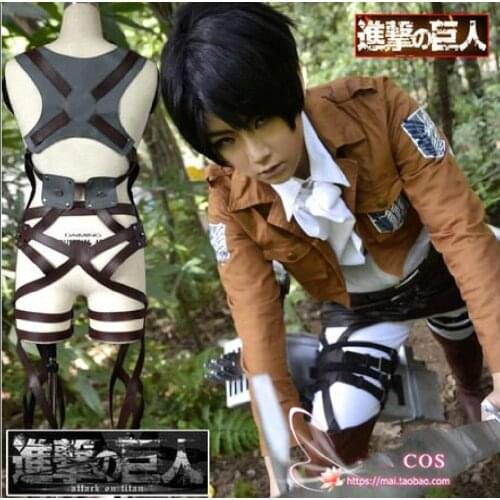 Free shipping Attack On Titan Cosplay Shingeki No Kyojin Eren Jaeger cosplay costume