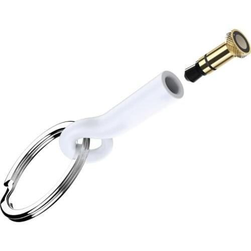 Mini Keychain Remote Control 3.5mm Jack Dustproof Plug Smart IR Controller Adapter for iPhone IOS