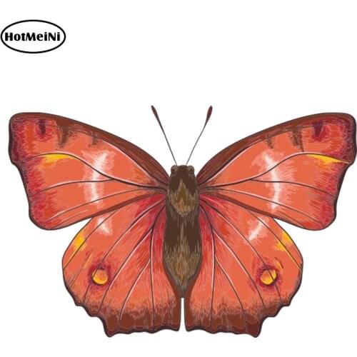 HotMeiNi 13cm x 8.6cm Cartoon Butterfly Reflective Funny Auto Decal Motorcycle Car Decal Car Styling Scratch Cover Car Sticker