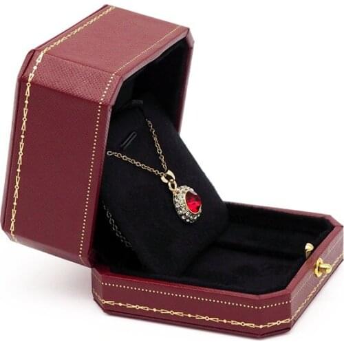 Organizer gift box jewellery boxes and packaging Small pendant case,leather paper 7.2*7.2*5 Free shipping