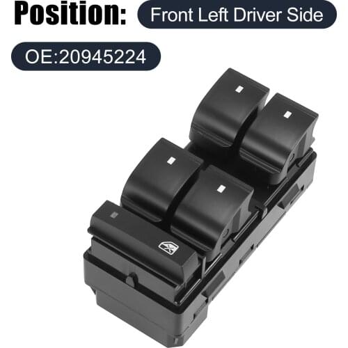 X Autohaux 20945224 Car Power Window Switch for GMC Acadia 2007 2008 2009 2010 2011 2012 2013 2014 2015 2016
