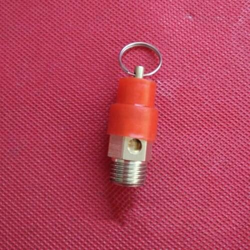 1pc safety valve 1/8 thread 9.5mm 1 minute 8kg pressure relief valve Air compressor and pump accessories all bronze