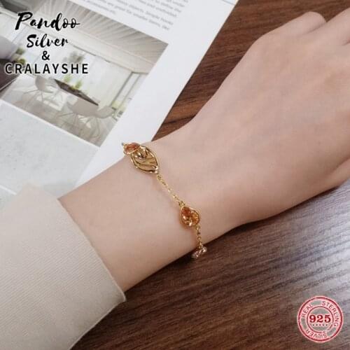 Trend S925 Sterling Silver High Quality Jewelry 1:1 Copy,SWAN GRACEFUL BLOOM Camellia Bracelet Flower Elegant Gift With Logo