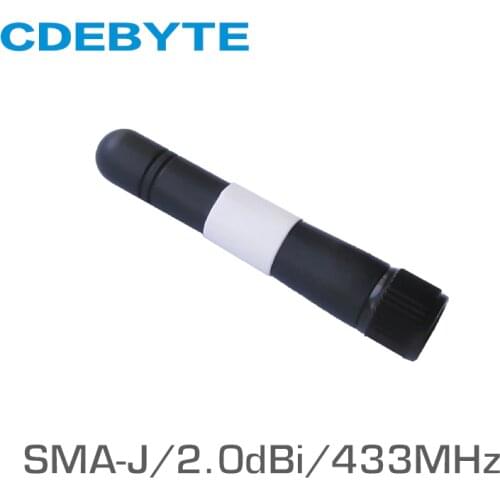 TX433-JZ-5 433MHz SMA-J interface 50 Ohm impedance less than 1.5 SWR 2.0dBi gain high-quality omnidirectional antenna