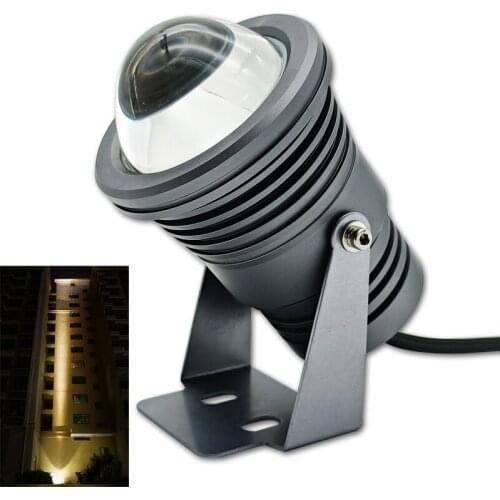 Outdoor LED Spotlight Waterproof IP65 Wall Lamp Narrow Beam Angle LED Floodlight 3W 10W Spot Lamp Long Distance Wall Washer Lamp