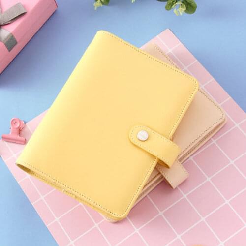 2020 Yiwi Macaron Office School Spiral Notebooks Stationery,Cute Personal Binder Weekly Planner Agenda Organizer,Rose Gold,A5 A6