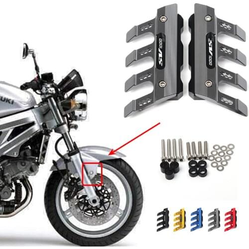 For Suzuki SV1000 SV1000S SV1000N SV 1000 Motorcycle Mudguard Front Fork Protector Guard Block Front Fender Slider Accessories