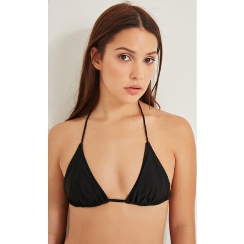C & City Women 'S Triangle Bikini Top 2955 Black