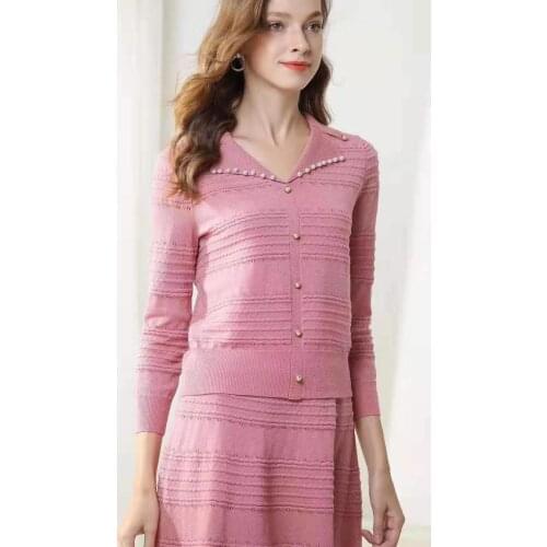 2019 New Winter Runway Tweed 2 Piece Set Dress Autumn Designer Women Thicken Beading Jacket Coat + Tassel Wool Shorts Sets Suits