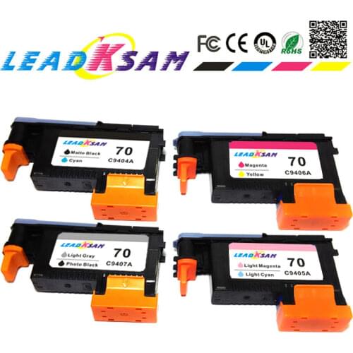 1set/4pcs 70 Print Head compatible for hp70 C9407A C9406A C9405A C9404A For Designjet Z2100 Z5200 Z3100 Z3200 PRO B9180