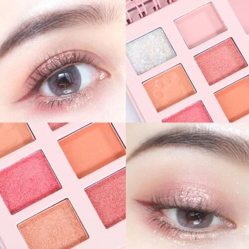 8 Colors Eyeshadow Palette Profession Portable Makeup Highlight Shimmer Eye Shadow Shine Brightening Lasting Cosmetics TSLM1