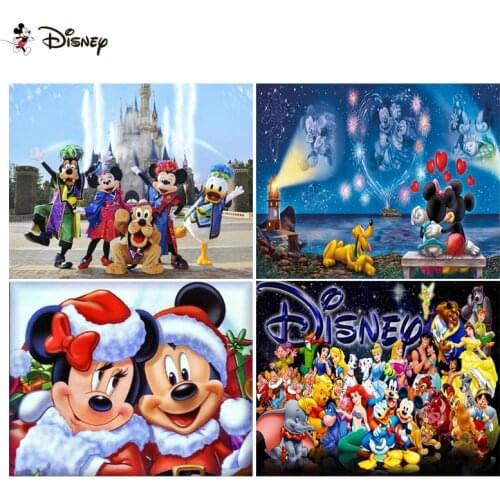 Disney Diamond Embroidery DIY Diamond Painting Cross Stitch Kit "Cartoon Mickey Mouse" 5D Needlework Diamond Home Decoration