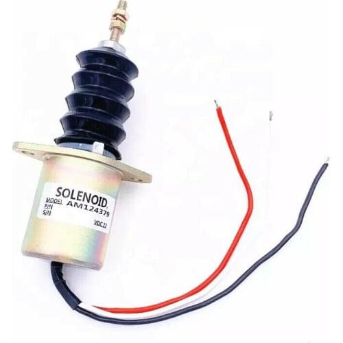 AM124379 AM124377 AM103337 Fuel Shut off solenoid Fit for John Deere 332 430