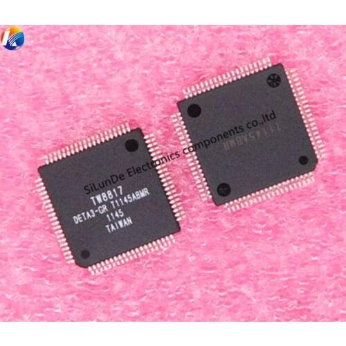 Free Shipping 5pcs/lot TW8817-DETA3-GR TW8817-DETA3 TW8817 TQFP80