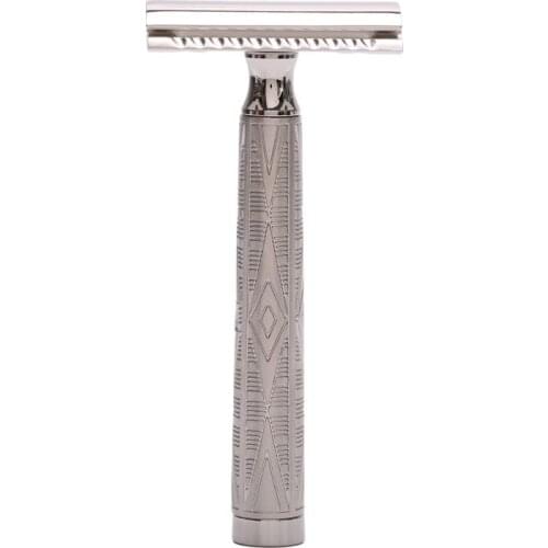 Yaqi Nickle Color Safety Razor With Flipside Head