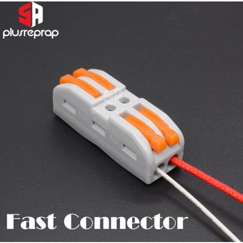 3D Printer Parts Super Wire Connection Fast Connector for Ceramic Cartridge Heater Heating Tube Thermistor 100k ntc 3950 hotend