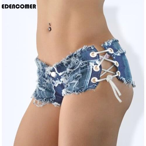 Женские джинсовые шорты EDENCOMER China At AliExpress