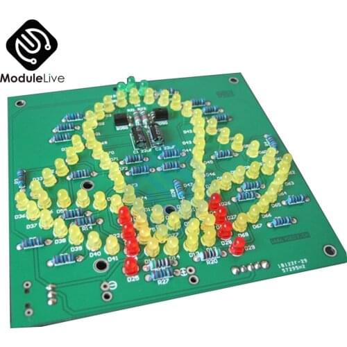 Wobbly Windbell Fun electronic DIY Kit Wring 83 LEDs Wind bell 5V 9V 92*89MM For Hobby Electronic Tools