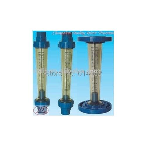 LZB-25S Polysulfone Strong Alkali Resistance Flowmeter water Flow sensor (SS304 Flange Type) Long Tube