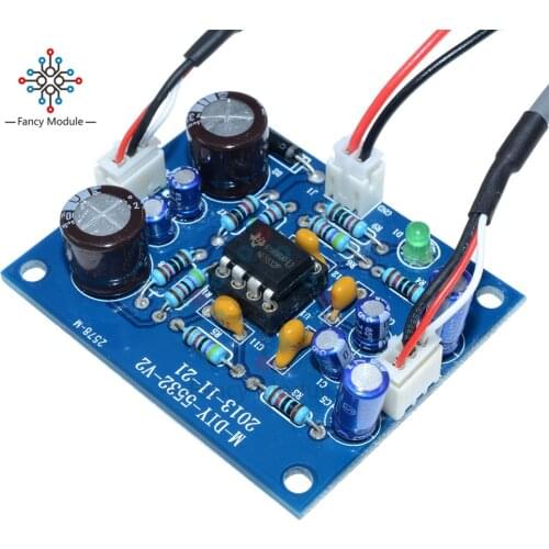 NE5532 OP-AMP Stereo Amplifier Board Audio HIFI Speaker Amplifier Module Control Board Circuit Sound Development for Arduino New