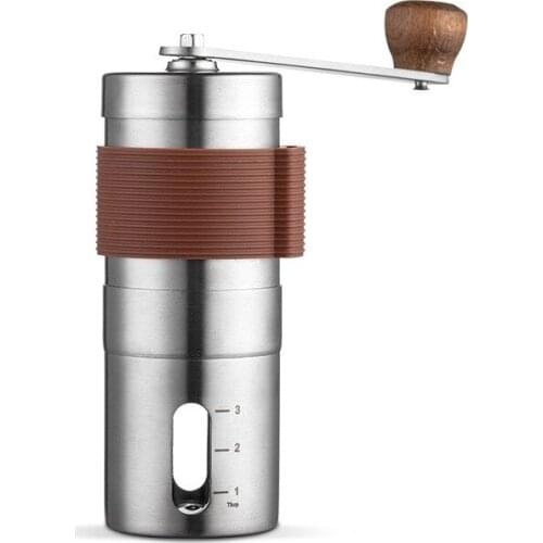 New Portable Hand-cranked Coffee Machine 304 Stainless Steel Grinder Manual Grinder Multi-purpose Convenient Grinder