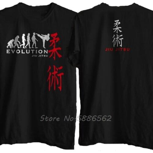 New! Evolution Jiu Jitsu Karate Jiujitsu Japan Bbj Martial Art Hot Fashion Men Cotton O-neck Tshirt Hip Hop Tees Tops Harajuku