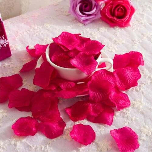 Wholesale 500packs Various Colors Silk Flower Rose Petals Wedding Party Decorations