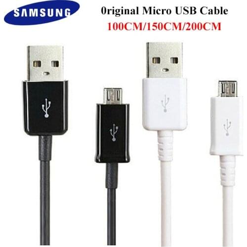 100CM/150CM Original Samsung Fast Charger Micro USB Cable 2A Data Line For Galaxy S6 S7 Edge Note 4 5 J4 J6 J5 A3 A7 A5 (2016)