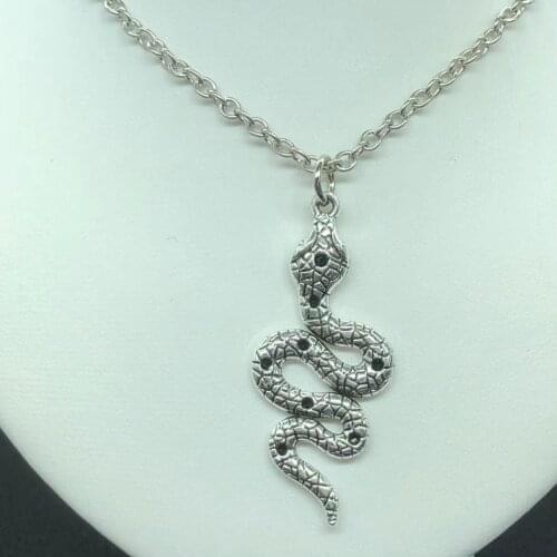 Snake Necklace 2020 Pendant Punk Hip Hop Pendant Necklace Simple Style Alloy Jewelry Bijoux Gifts for Gilrs Men Women