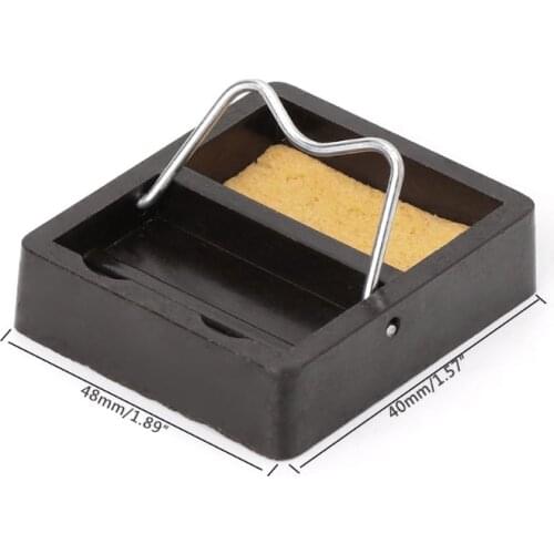Mini Electric Soldering Iron Gun Stand Holder Support Station Base For Welding Torch With Solder Sponge Holder