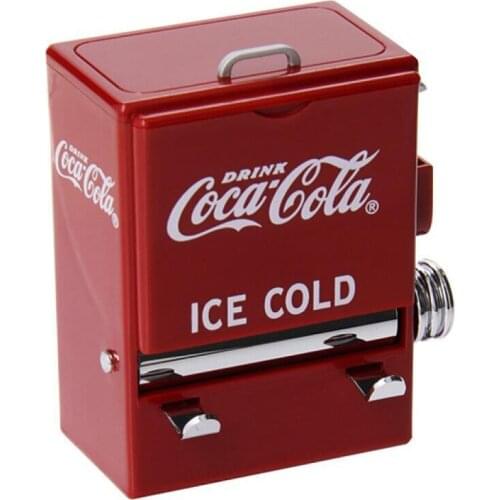 Retro Cola Automatic Toothpick Holder Pocket Small Toothpick Storage Box Dispenser Secret Stash Kitchen Accessories Home Decor