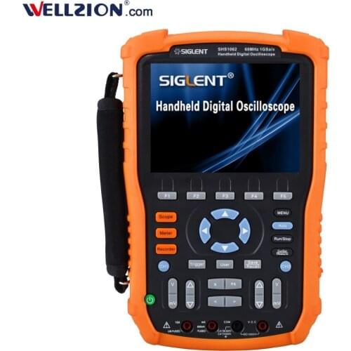 SHS1062,60MHz bandwidth siglent handheld multimeter oscilloscope