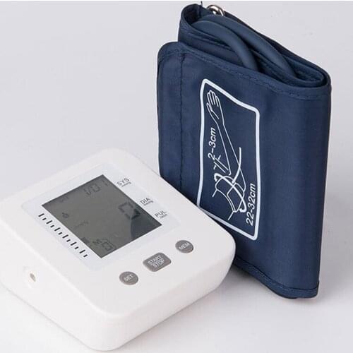 Automatic Arm Type Electronic Sphygmomanometer English Without Voice LCD Digital Display Sphygmomanometer