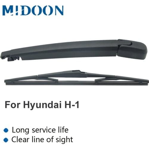 MIDOON Rear Wiper Arm & Rear Wiper Arm Blade for Hyundai H-1 2008 2009 2010 2011 2012 2013 2014 2015 2016
