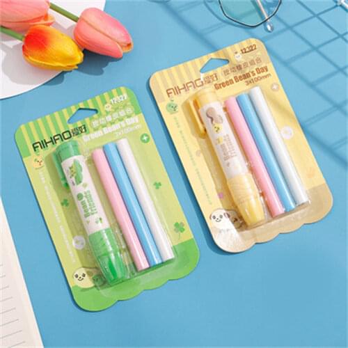 Cute Creative Push Type Eraser Student Kawaii Mechanical Pencil Type Push Eraser Multicolor Children Korean Stationery