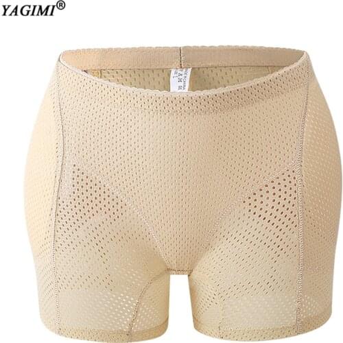 YAGIMI Booty Hip Enhancer Invisibla Lift Butt Lifter Shaper Padding Panty Push Up Bottom Boyshorts Shapewear Panties Hip Padded