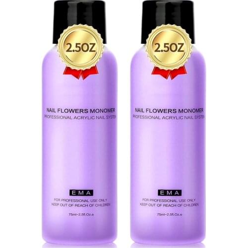 75ml!!! Acrylic Liquid Crystal For Nail Decoration/Stick Drill/French Carved, 2.5oz Acrylic Monomer Crystal For Extension#YL15