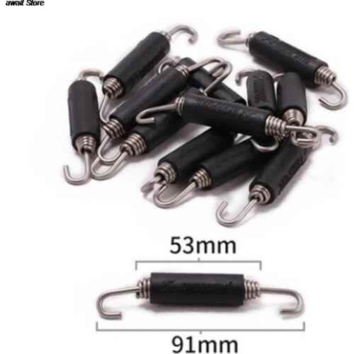 2PCS Universal Motorcycle Exhaust Spring Hooks Stainless Steel Exhaust Link Pipe 100% new and high quality