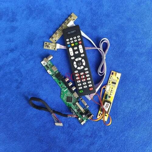 30 Pin LVDS Screen controller board Kit Signal Analog 1440*900 Fit HT190WG3/LM190WX1/LTM190BT03 AV VGA USB HDMI-compatible 2CCFL
