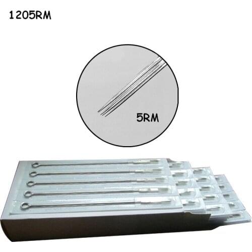 50pcs/box Mixed Lots Disposable Sterilized tattoo needles 5RM,7RM,9RM,11RM,13RM Round Magnum Tattoo Needles