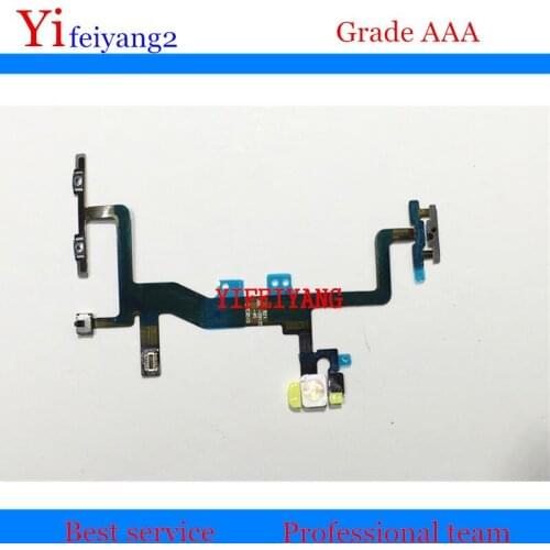 50pcs NEW YIFEIYANG For iPhone 6S 4.7" Power switch on off Volume flex Cable