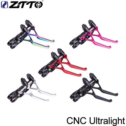 1 Pair Aluminum colorful Bicycle Brakes V Brake Levers Brake Calipers Handle Mountain Cycling MTB Bike BMX folding bike V-Brake