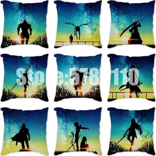 Cartoon Milky Way Starry Sky Home Decorative Pillow Cushion Covers Pillowcase Cushions for Sofa Polyester Pillowcover 45*45cm